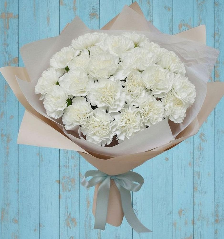 Букет цветов из: Гвоздики в Ульяновске