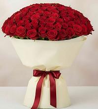 Букет 101 Красная роза Милано в Ульяновске