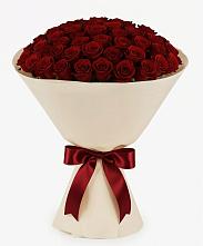 Букет 101 Бордовая роза Блэк Бакарра в Ульяновске