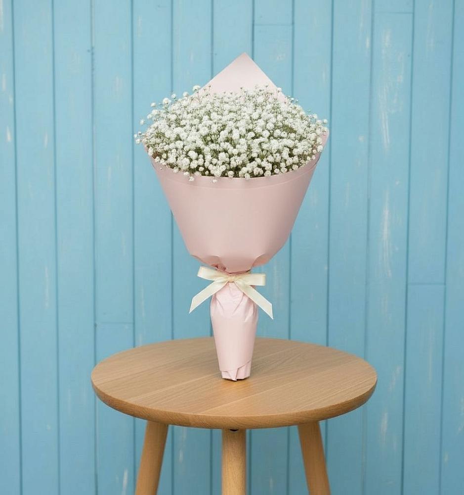 Букет Воздушное настроение в Ульяновске Букет цветов из: Гипсофила в Ульяновске