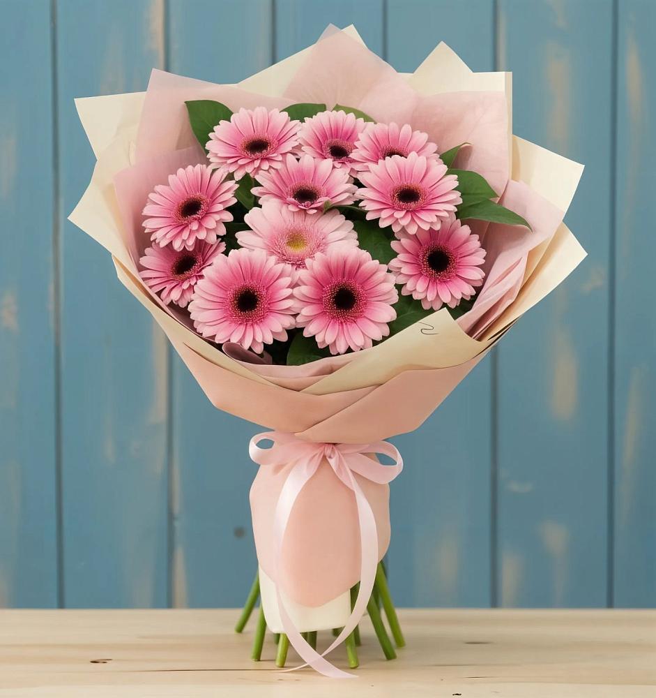 Букет пурпурно-розовый в Ульяновске Букет цветов из: Герберы в Ульяновске