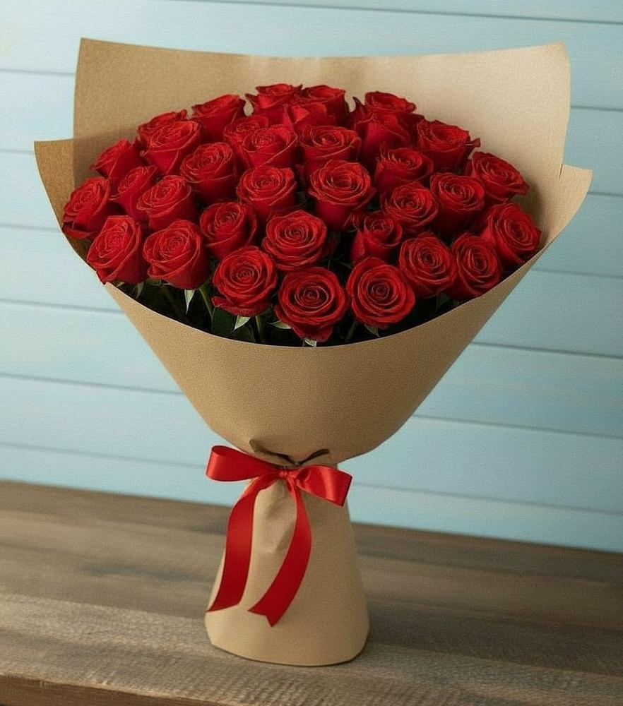 Красные розы Милано в Ульяновске Букет Красные розы Милано в Ульяновске