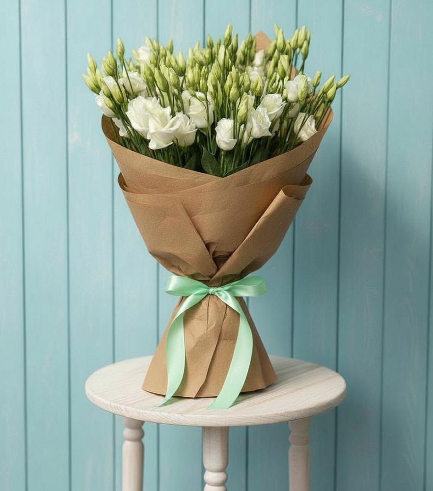 Букет Утренняя Свежесть в Ульяновске Букет цветов из: Лизиантусы в Ульяновске