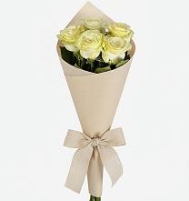 Букет белые крылья в Ульяновске Букет цветов из:  Розы в Ульяновске