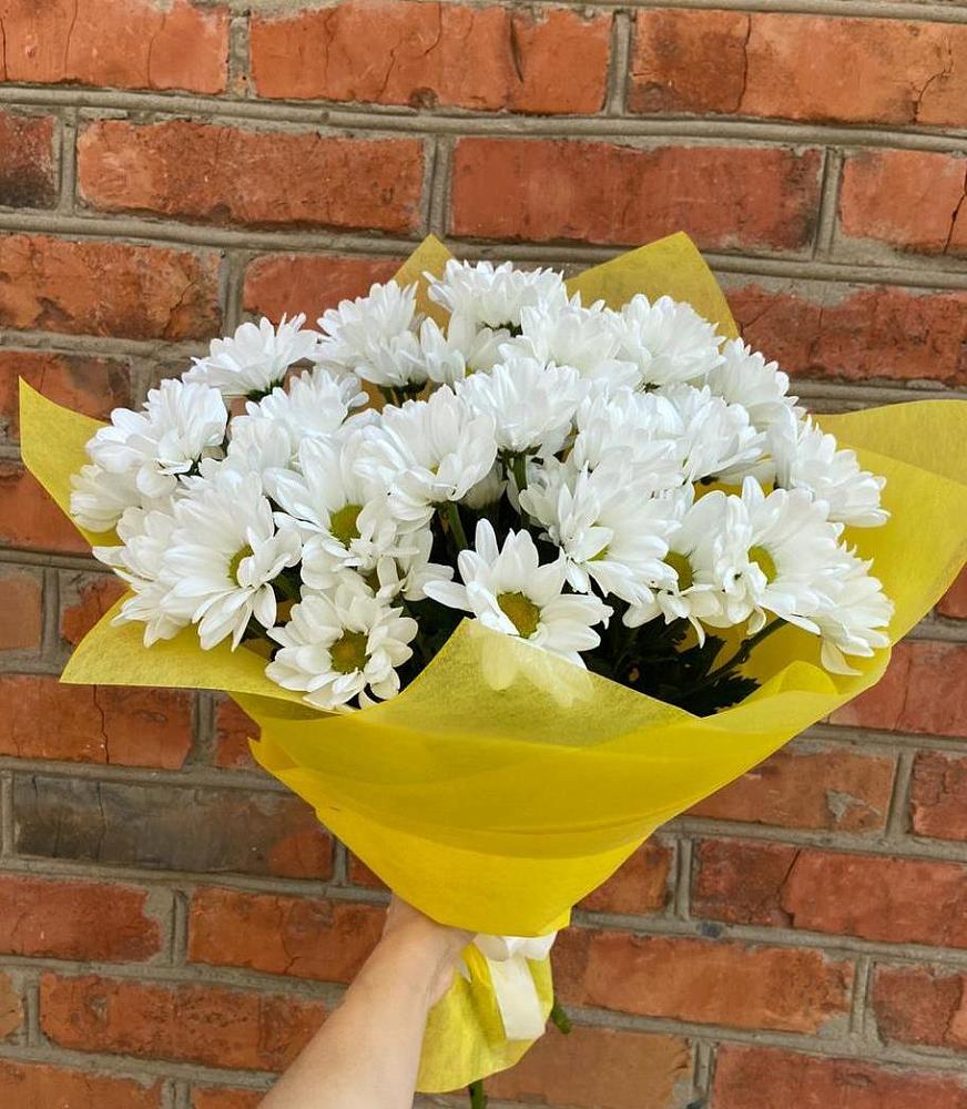 Букет Застенчивые лепестки в Ульяновске Букет цветов из: Хризантемы в Ульяновске