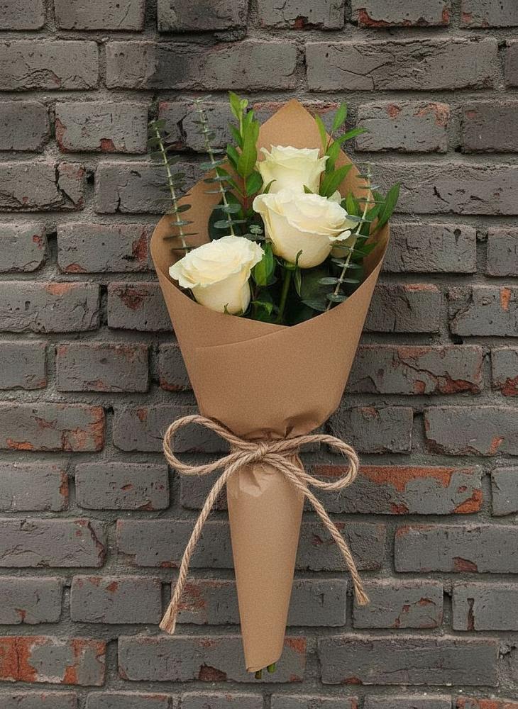 Букет из 3 роз в Ульяновске Букет цветов из: Розы в Ульяновске