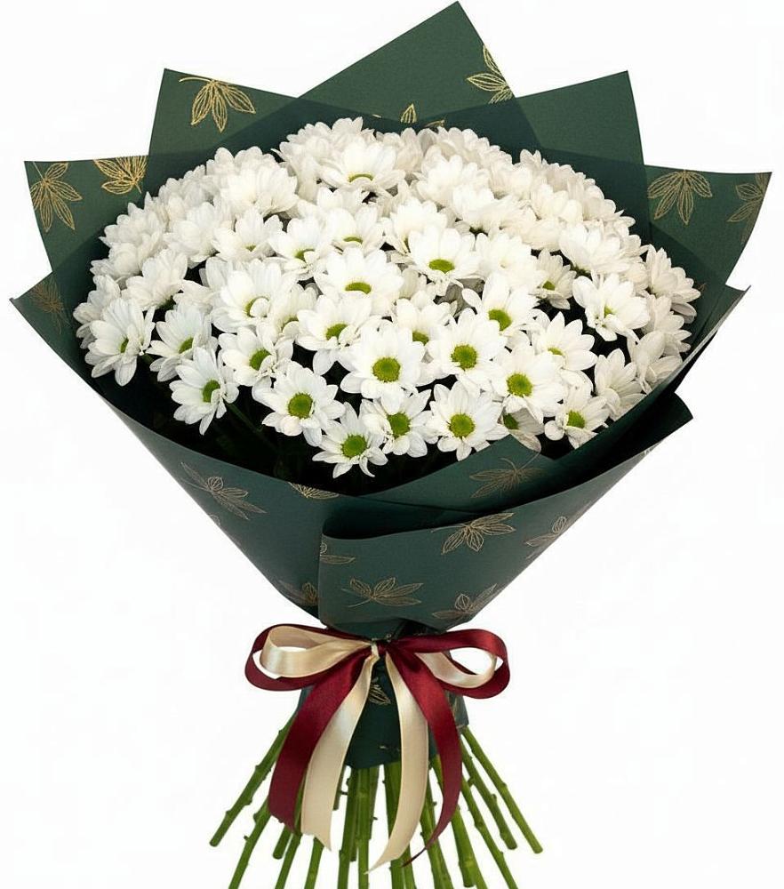 Букет море ромашек в Ульяновске Букет цветов из: Хризантемы в Ульяновске