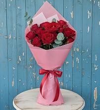 Букет красный бархат в Ульяновске Букет цветов из:  Розы в Ульяновске