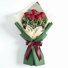 Букет рубиновое очарование в Ульяновске Букет цветов из:  Розы в Ульяновске